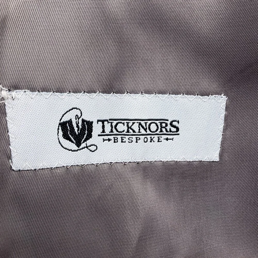 Ticknors Blazer Men 48 Black‎ White Pink Stripe Wool Classic Career Bespoke VTG
